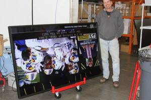 lot 6 image: Orion OLS-Series Ultra High Definition 84 LED Display  Monitor with 8 HDMI Inputs - Model OLS-8410NL