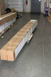 lot 12 image: Da-Lite 130 (Diagonal) Video Projection Screen Material and Roller Assembly - Model 34893C