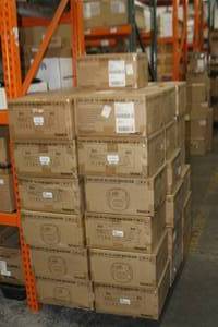 lot 15 image: Huge (Full Pallet) Lot of Tannoy Pro Audio CMS 603 PI Pre-Install Ceiling Loudspeaker Backcans - NEW