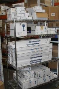 lot 60 image: Large Lot of Miscellaneous New & Open Box Crestron Professional Audiovisual Audio Video Items & Accessories