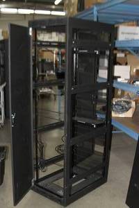 lot 18 image: Middle Atlantic MRK-Series Professional  Commercial Mobile Equipment Rack with Power Distribution &