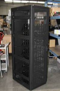 lot 19 image: Middle Atlantic MRK-Series Professional  Commercial Mobile AV Equipment Rack with Power Distribution &