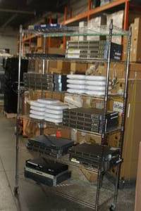 lot 44 image: Large Lot of Miscellaneous Cisco Computer Network Routers  Switches and Accessories