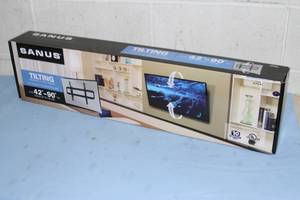 lot 74 image: New in Box - Sanus Premium Series VLT5 Flatscreen  TV Tilting Wall Mount for 42 - 90 Displays