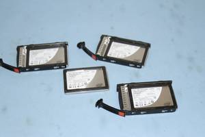 lot 77 image: Intel SSD 320  SSD320 160GB Hard Drive LOT of 4 Solid State Computer Hard Drives - $99each on Amazon