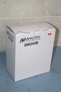 lot 78 image: AmpliVox SW245B Compact Dual Wireless Microphone Bluetooth Audio Public Address PA Sound System - NEW