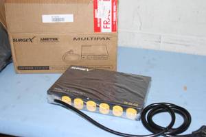 lot 86 image: AMETEK  SurgeX MultiPak Defender Series Power Surge Suppression  Projector  Distribution