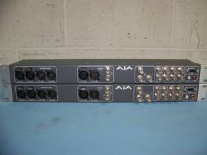 lot 111 image: Lot of 2 - AJA KL Breakout Boxes - Digital & Analog Connectors for Kona Audio Video Systems