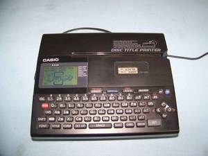 lot 118 image: Casio CD  DVD Disc Title Printer