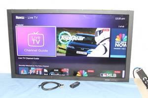lot 130 image: Sharp PN-465U Commercial  Industrial Widescreen 169 1080p 46 HDTV LCD Display  Monitor w Remote Control