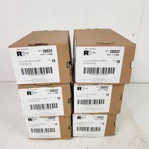 Lot Of Six Boxes Of 10 Model 71405 12 x 38 Black Iron MIP X FIP Hex Bushing RB Brand