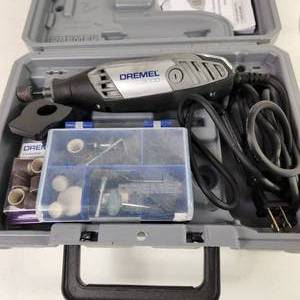 Dremel 3000 With Attachments And Case Tested Works Excellent Condition