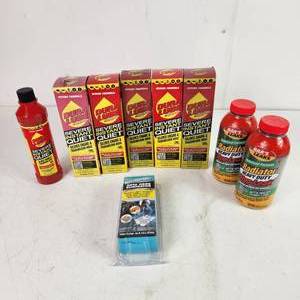 Lot Of Six Dura Lube Severe Formula Silence Engine Two Bars Leaks Stop Leak One Nose Guard Auto Odor Eliminator