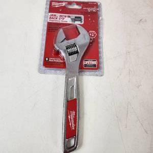 New Milwaukee 8 Adjustable Wrench Jaws Wont Back Off Proprietary Screw 48-22-7408