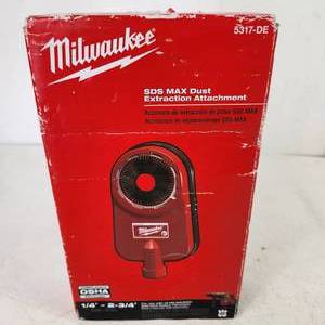 Milwaukee SDS MAX Dust Extraction Attachment 5317-DE NewOpen Box