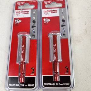 Lot Of Two New Milwaukee Diamond Max Porcelain Tile Stone Cutter 49-56-0505