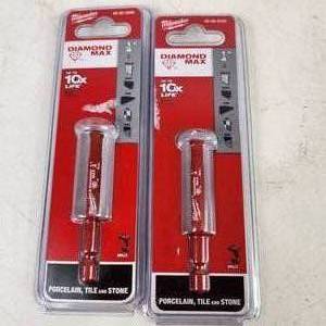 Lot Of Two New Milwaukee Diamond Max Porcelain Tile Stone Cutter 49-56-0505