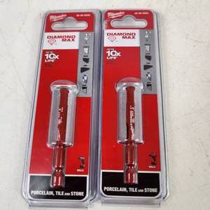 Lot Of Two New Milwaukee Diamond Max Porcelain Tile Stone Cutter 49-56-0505