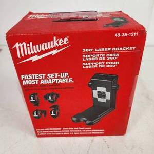 New Milwaukee 360 Degree Laser Bracket 48-35-1311 Fastest Set-up