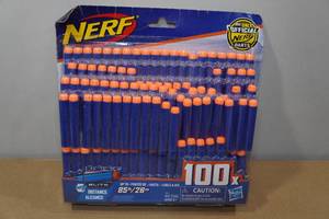 lot 23 image: Nerf Bullets - 100 Pack