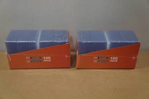 lot 24 image: 2 100-Packs Top Loaders Card Sleeves