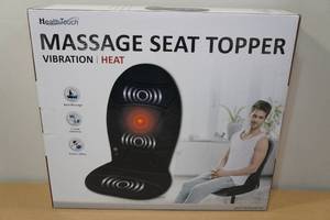 lot 108 image: Health Touch Massage Seat Topper with Heat