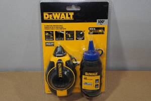 lot 117 image: DeWalt 31 Reel with Blue Chalk