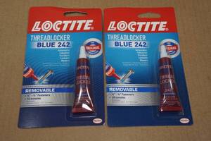 lot 123 image: 2 Loctite Threadlocker Blue 242