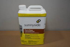 lot 126 image: 1 Gallon Sunnyside Pure Raw Linseed Oil