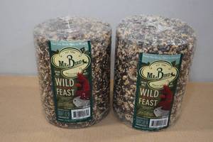 lot 158 image: 2 Mr Bird Wild Bird Feast 4lb Cylinders