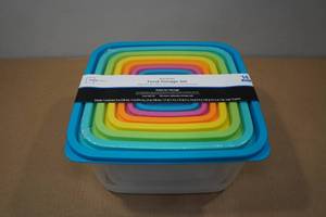 lot 165 image: Mainstay 14-Piece Food Storage Set