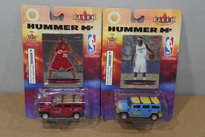 lot 191 image: Fleer LeBron James and Carmelo Anthony Hummer H2 Die Cast Car with Card, Rookie Year