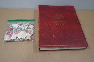 lot 192 image: Stamp Collectors Book and Stamps