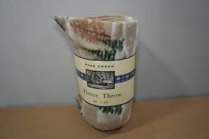 lot 204 image: Pine Creek Fleece Throw 46x63
