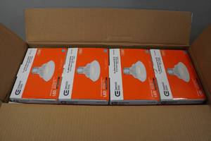 lot 245 image: 4 Commercial Electric 6 Recessed LED Light Kits