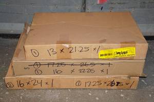 lot 251 image: Furnace Filters -Assorted Sizes