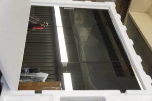 lot 85 image: Gatco Flush Mount EZ Hanging 31.5 Frameless Mirror