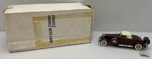 Franklin Mint Die Cast  (1935 Model J Duesenberg Convertible) Precision Model In Original Box
