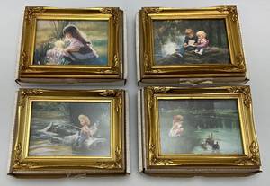 Pemberton &amp Oakes Miniature Framed ZOLAN Prints (NIB) Never Displayed