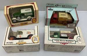 Vintage Ertl Miniature Die Cast  Vehicle Banks (NIB)