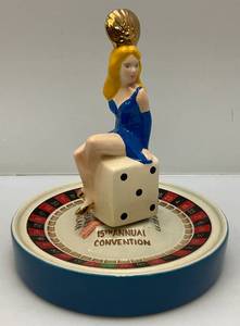 1985 Jim Beam Collectors Club Las Vegas Collectible Decanter (EMPTY)