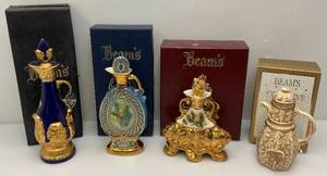 Misc. Jim Beam Collectible Executive Decanters In Original Boxes (EMPTY)