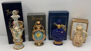 Misc. Jim Beam Collectible Executive Decanters In Original Boxes (EMPTY)