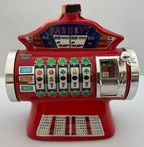 Vintage Jim Beam Collectible Barneys Casino Decanter (EMPTY)