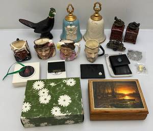 Misc. Vintage Collectibles Including Toby Mugs & More