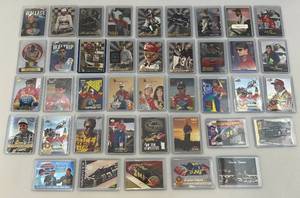 Misc. NASCAR Trading Cards In Protective Sleeves