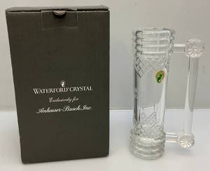 Anheuser Busch Waterford Crystal Budwieser Beer Stein (NIB)