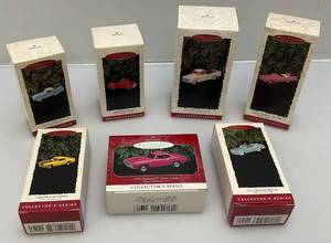 Vintage Hallmark Collectors Series Vehicle Ornaments (NIB)