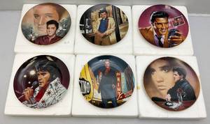 Vintage Bradford Exchange ELVIS Collectors Plates In Original Styrofoam Packing Never Displayed