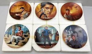 Vintage Bradford Exchange ELVIS Collectors Plates In Original Styrofoam Packing Never Displayed